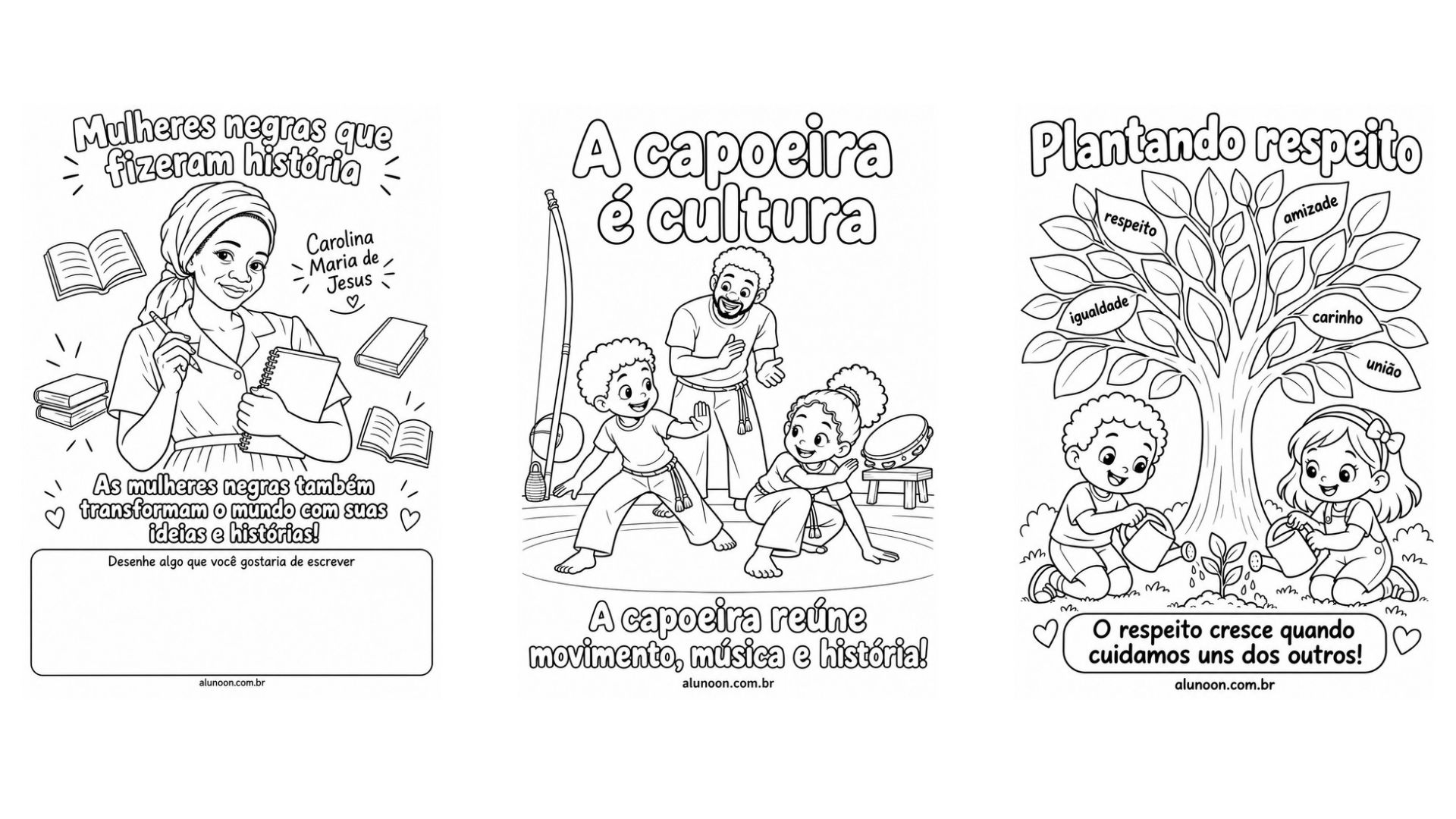 20 Atividades de Consciência Negra para Colorir
